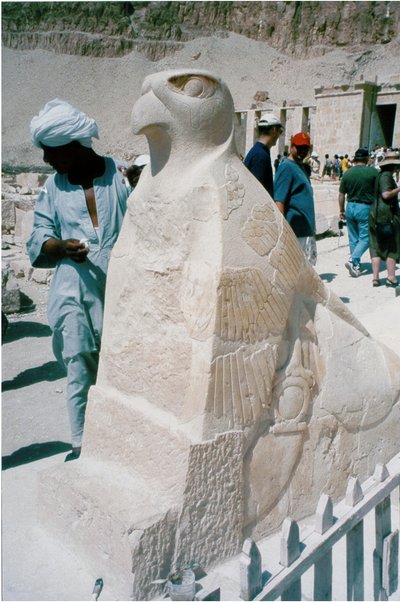 Bird Statue And Native